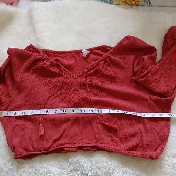 Tokyo Darling Boho Crop Top Size L - Picture 8 of 11